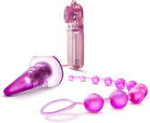 Quickie Kit Vibrating Anal Plug Pink Butt Plugs